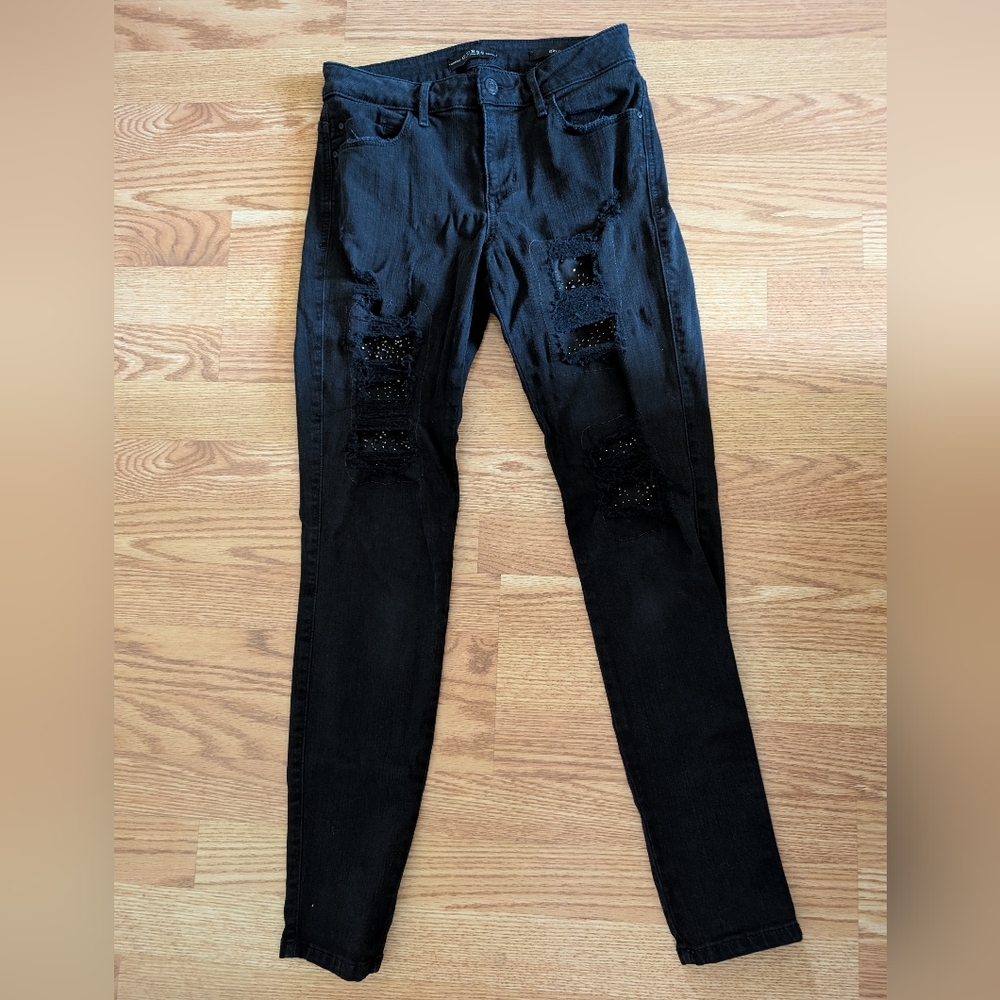 Guess Black Skinny Jeans Sleek Fit